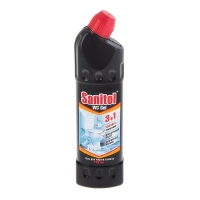 Чистящее средство "Sanitol" WC 750мл гель "3в1"