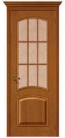 Межкомнатная дверь Вуд Классик-33 Golden oak Bronze Gloria