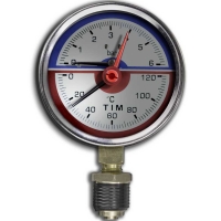 Термоманометр радиальный Y-80 TIM